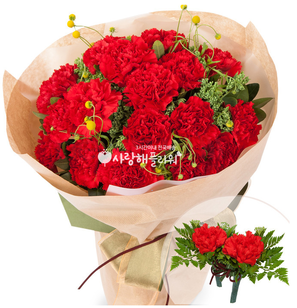 사랑과존경+(코사지2개)