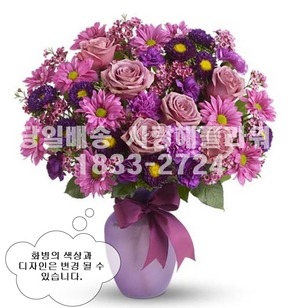왕분홍 화병