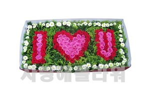 너만사랑할게 꽃상자