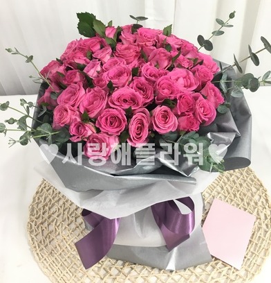 핑크장미 30.40.50송이