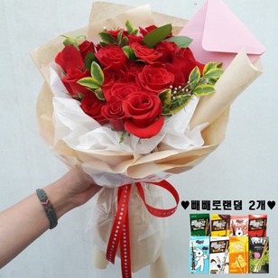 빼빼로 쿠키꽃다발
