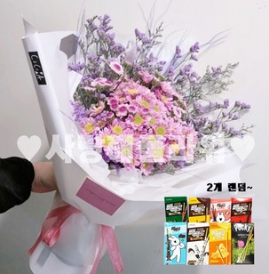 빼빼로 가을핑크소국다발~~
