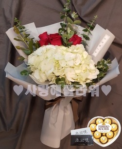 초코 5번 꽃다발