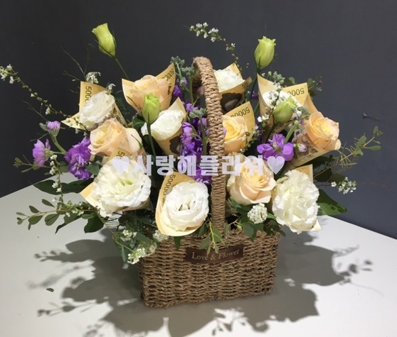 돈꽃바구니35