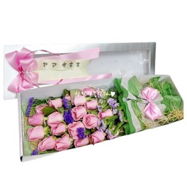핑크장미꽃상자2